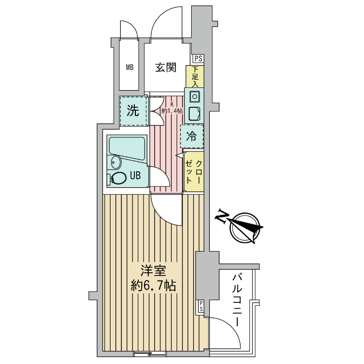 グランレーブ南麻布（2階部分)